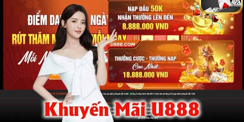 Hướng dẫn cách nhận thưởng điểm danh U888 mới nhất